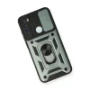 Xiaomi Redmi Note 8 Kılıf Pars Lens Yüzüklü Silikon - Yeşil
