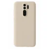 Xiaomi Redmi Note 8 Pro Kılıf First Silikon - Krem