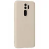 Xiaomi Redmi Note 8 Pro Kılıf First Silikon - Krem