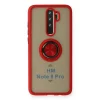Xiaomi Redmi Note 8 Pro Kılıf Montreal Yüzüklü Silikon Kapak - Kırmızı