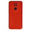 Xiaomi Redmi Note 9 Kılıf Nano İçi Kadife Silikon - Kırmızı