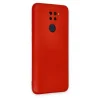 Xiaomi Redmi Note 9 Kılıf Nano İçi Kadife Silikon - Kırmızı