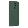 Xiaomi Redmi Note 9 Kılıf Nano İçi Kadife Silikon - Koyu Yeşil