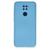 Xiaomi Redmi Note 9 Kılıf Nano İçi Kadife Silikon - Mavi
