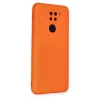 Xiaomi Redmi Note 9 Kılıf Nano İçi Kadife Silikon - Turuncu