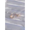 XUPİNG Rose Renk Zirkon Taşlı Halka Küpe