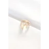 Y Harfli Altın Renk Ayarlanabilir Yüzük