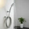 Yağmur Damlama Sistemli Banyo Duş Başlığı Armatürü Fiskiyesi