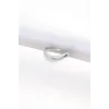 Yassı Silver Renk Ayarlanabilir Yüzük