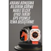 Yeni Model Akıllı Saat Ultra Smart Watch Gümüş Kasa 45mm Titreşim