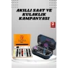 Yeni Nesil Akıllı Saat ve Bluetooth Kulaklık Kampanyası Dijital Göstergeli Powerbankli