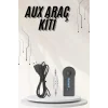 Yeni Nesil Bluetooth Aux Araç Kiti Siyah TV Tablet Telefon Araç Araba