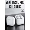 Yeni Nesil Pro Bluetooth Kulaklık Uzun Pil Ömrü Beyaz