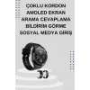 Yeni Nesil Sesli Görüşme Akıllı Saat ve Powerbank Çoklu Şarj Girişli Bluetooth Kulaklık Nabız Ölçer
