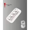 Yeniden Kullanılabilir 304 Çelik Metal Buz Küpleri 4lü Set