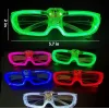 Yeşil LED Işıklı Parti Gözlüğü 3 Modlu – Glow & Gece Eğlence Gözlüğü