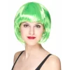 Yeşil Parti Peruğu Kısa Küt Saç (5047)