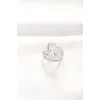 Yıldız Model Silver Renk Ayarlanabilir Yüzük