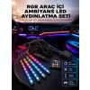 Yüksek Parlaklık Ayarlı RGB LED Ekran Kayan Yazı ve Grafik Destekli Esnek Panel