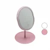 YUVARLAK- DÜZ KENAR 7 İNÇ LEDLİ - USB ŞARJLI MAKYAJ AYNASI 90°TAKILIKLI AYAKR.PLS 17.5CM (5047)
