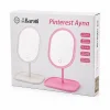 YUVARLAK- DÜZ KENAR 7 İNÇ LEDLİ - USB ŞARJLI MAKYAJ AYNASI 90°TAKILIKLI AYAKR.PLS 17.5CM (5047)