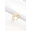 Z Harfli Altın Renk Ayarlanabilir Yüzük