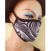 Zebra Desen Yıkanabilir Maske