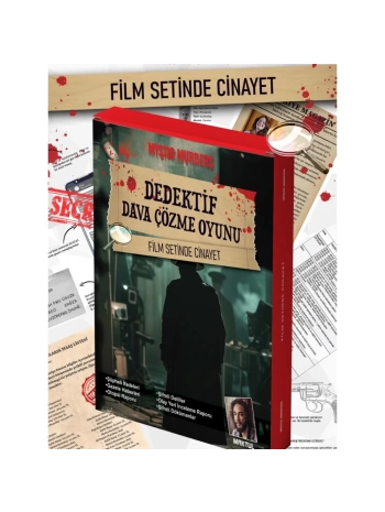 Dedektiflik Cinayet Çözme Oyunu - Film Setinde Cinayet