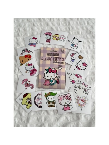 Hello Kitty Kutulu Sticker Seti