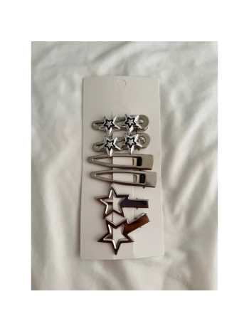 Yıldız 6lı Metal Toka Set