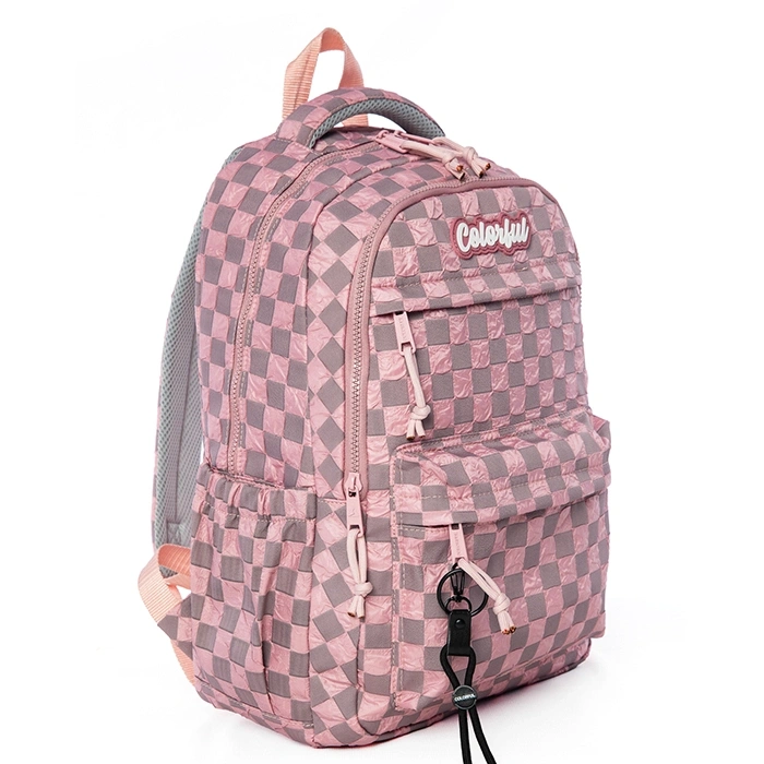 POLLY SIRT ÇANTASI PUDRA PEMBE