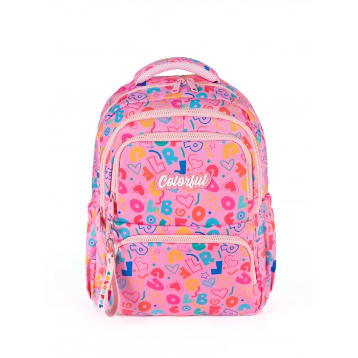 LOVELY SIRT ÇANTASI TOZ PEMBE