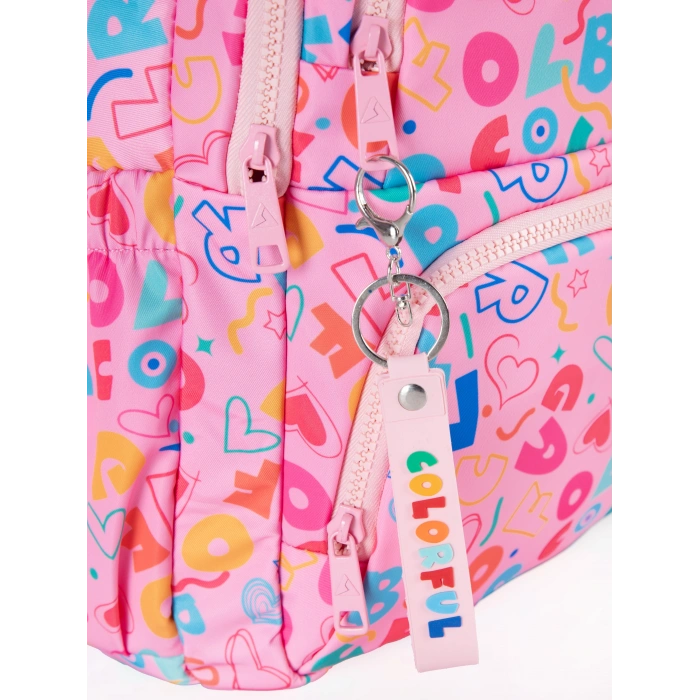 LOVELY SIRT ÇANTASI TOZ PEMBE