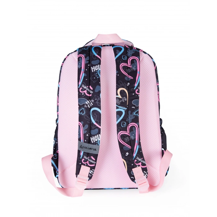 HEART SIRT ÇANTASI SİYAH