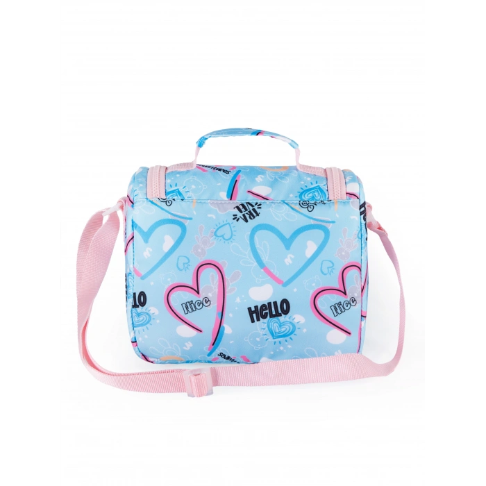 HEART BESLENME ÇANTASI MAVİ