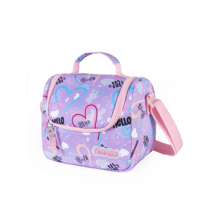 HEART BESLENME ÇANTASI LİLA