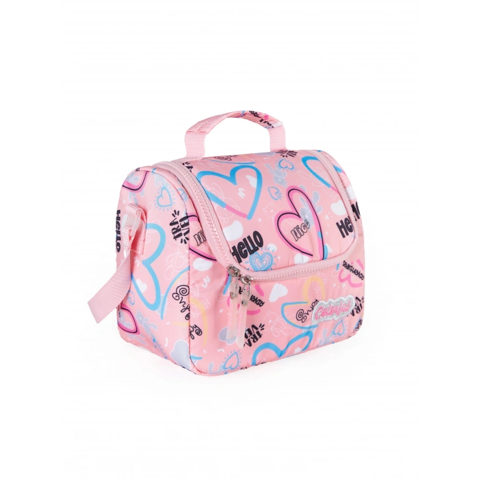 HEART BESLENME ÇANTASI PUDRA PEMBE