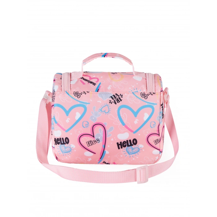 HEART BESLENME ÇANTASI PUDRA PEMBE