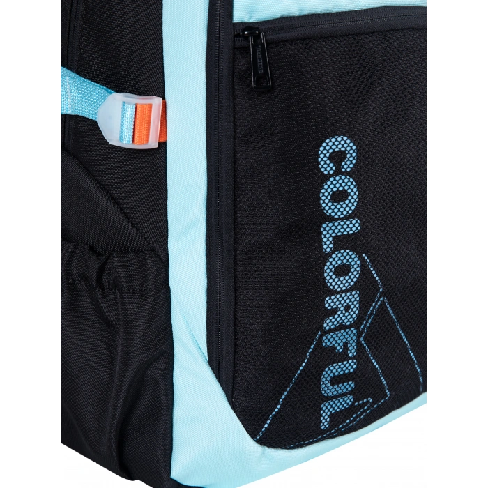 KİNG SIRT ÇANTASI SİYAH-AÇIK MAVİ