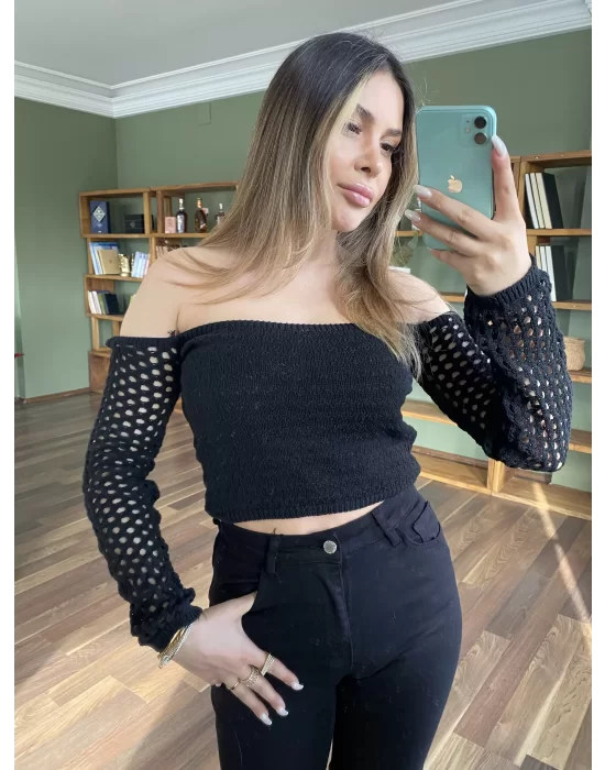 TRİKO ÖRGÜ CROP