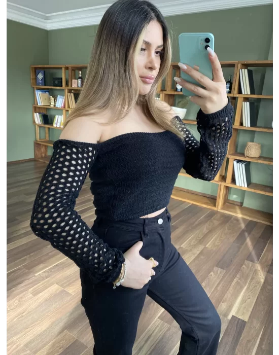 TRİKO ÖRGÜ CROP