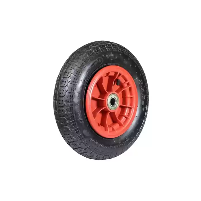 El Arabası Tekeri Şişme Teker Plastik Jantlı Bilyalı 3.50x7