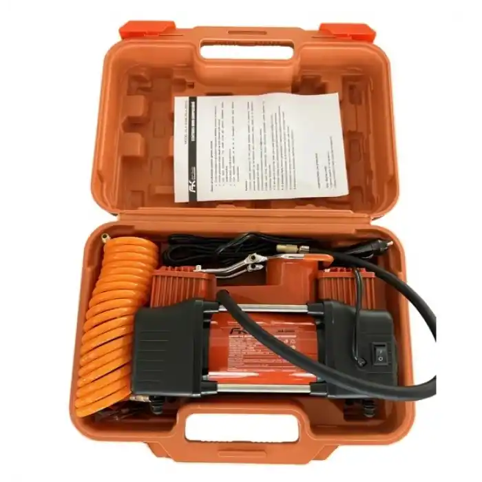 FK Frıko Çelik Gövde Çift Pistonlu 12 V 150 Psi Araç Araba Lastik Bot Şişirme
