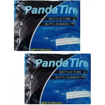 Plus Panda 27.5 Jant 27.5x1.95 - 27.5x2.125 Bisiklet İç Lastiği AV 48 mm Motor Sibop X 2 Adet