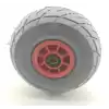 3.00X4 ENGELLİ TEKER GRİ RENK PLASTİK JANTLI RULMANLI