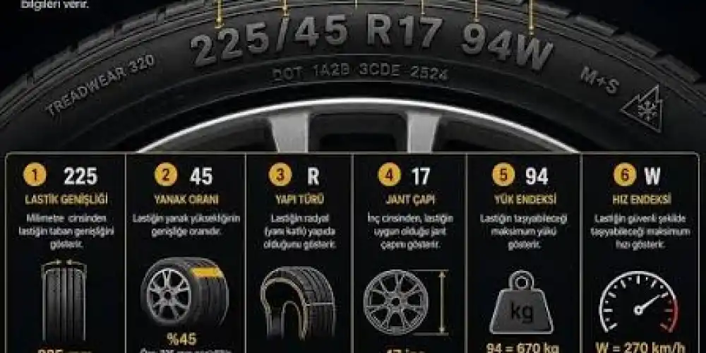 Lastik DOT Tarihi Nasıl Okunur?