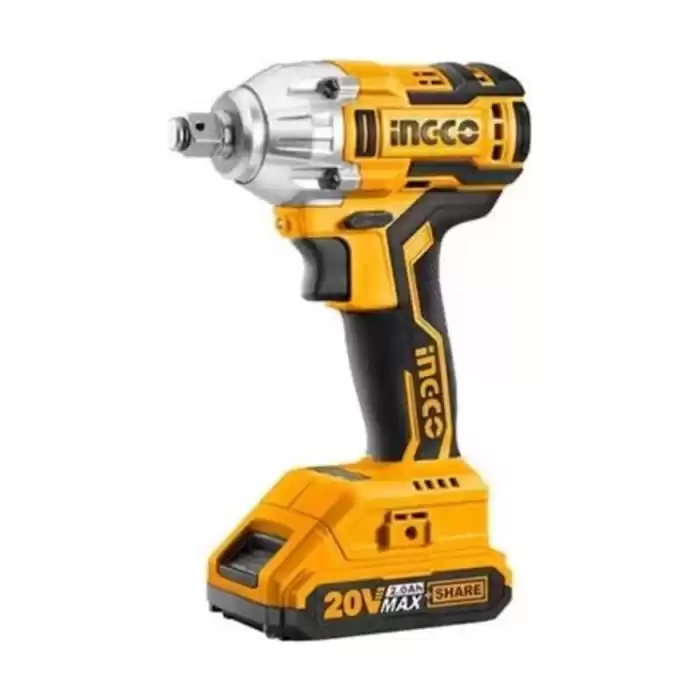 Ingco Akülü Somun Sıkma 1/2Li-ion  20V 2.0Ah