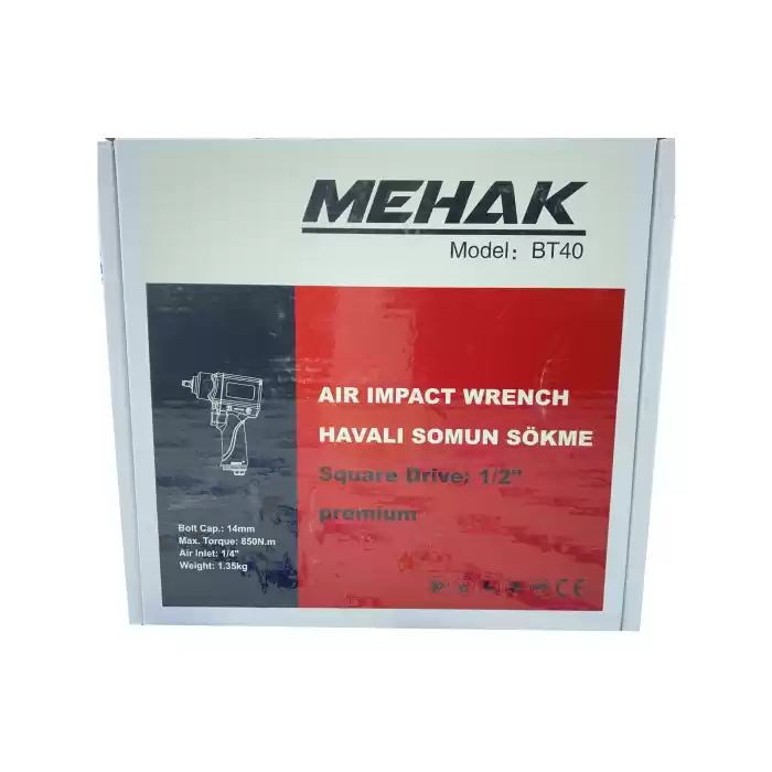 MEHAK BT40 1/2 HAVALI SOMUN SÖKME TABANCASI