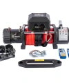 PowerMass 13500 LB Kırmızı Sentetik Halatlı Off-road Vinç 12V