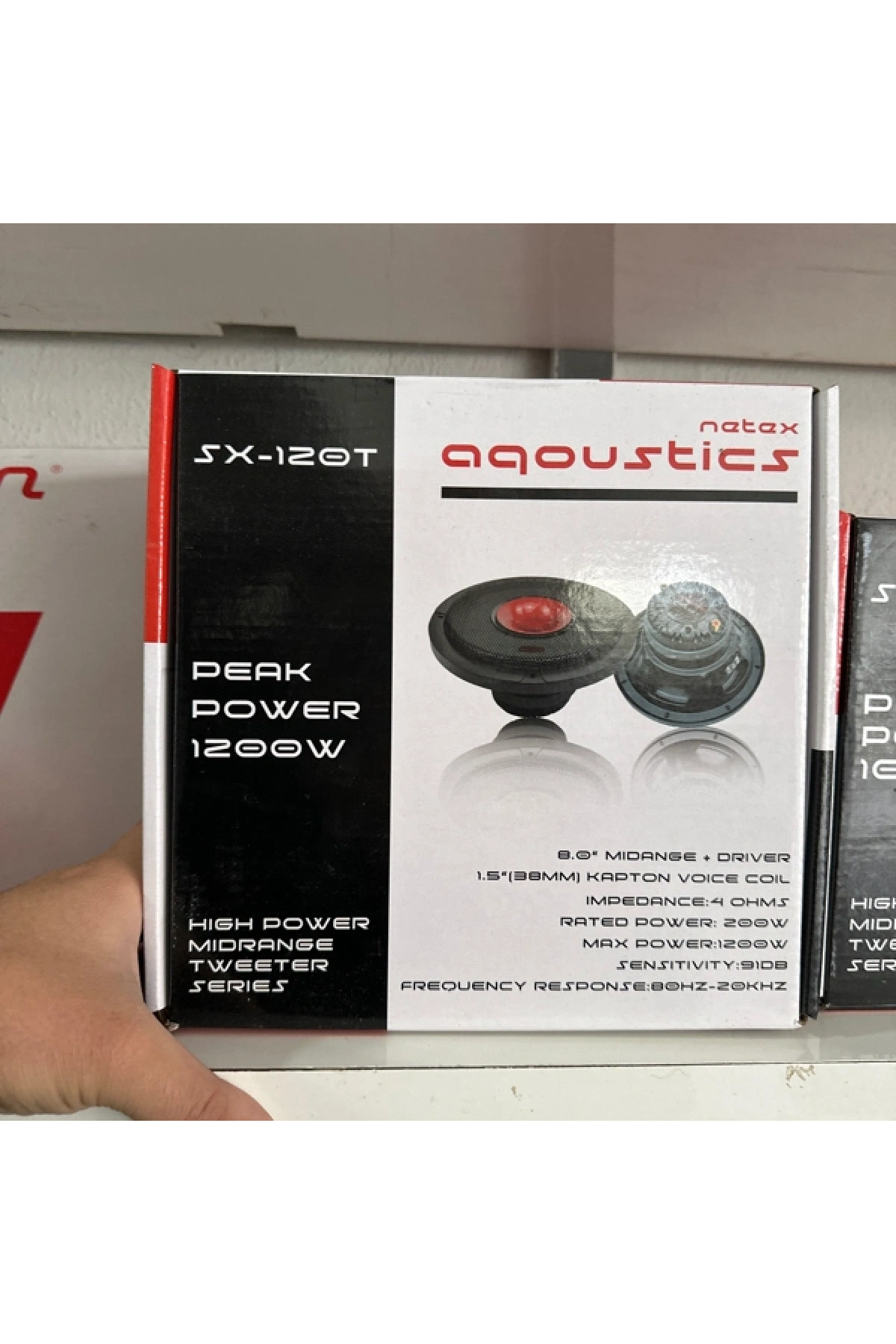 AQOUSTİCK SX120T 20 CM 1200 WAT 200 RMS MİDRANGE